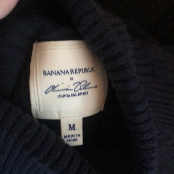 Banana Republic x Olivia Palermo Blue Lace Trim Sweater - Picture 13 of 14